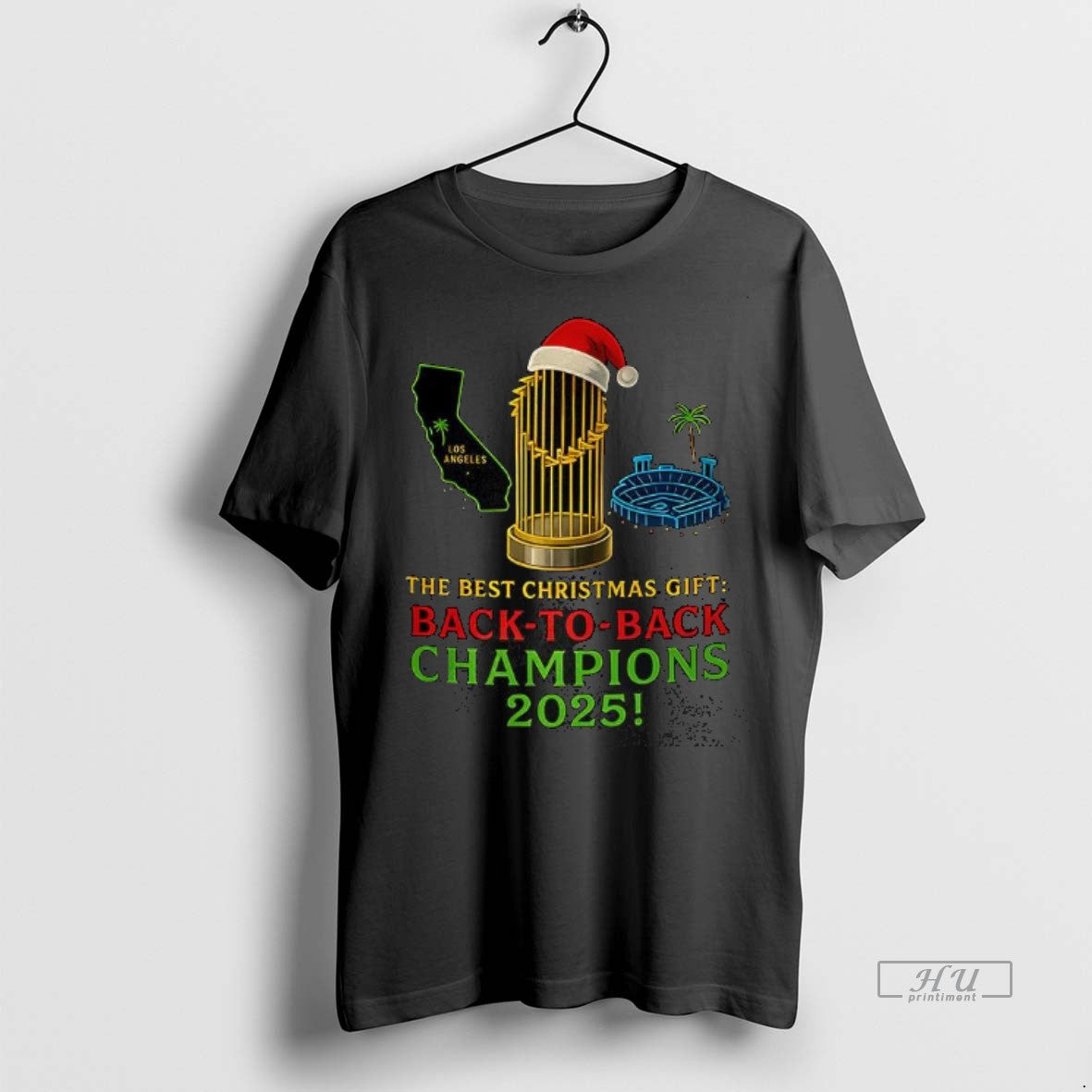 Officials Los Angeles Dodgers Trophy The Best Christmas Gift Back To Back Champions 2025 Premium T-Shirts, Hoodie, Sweatshirt