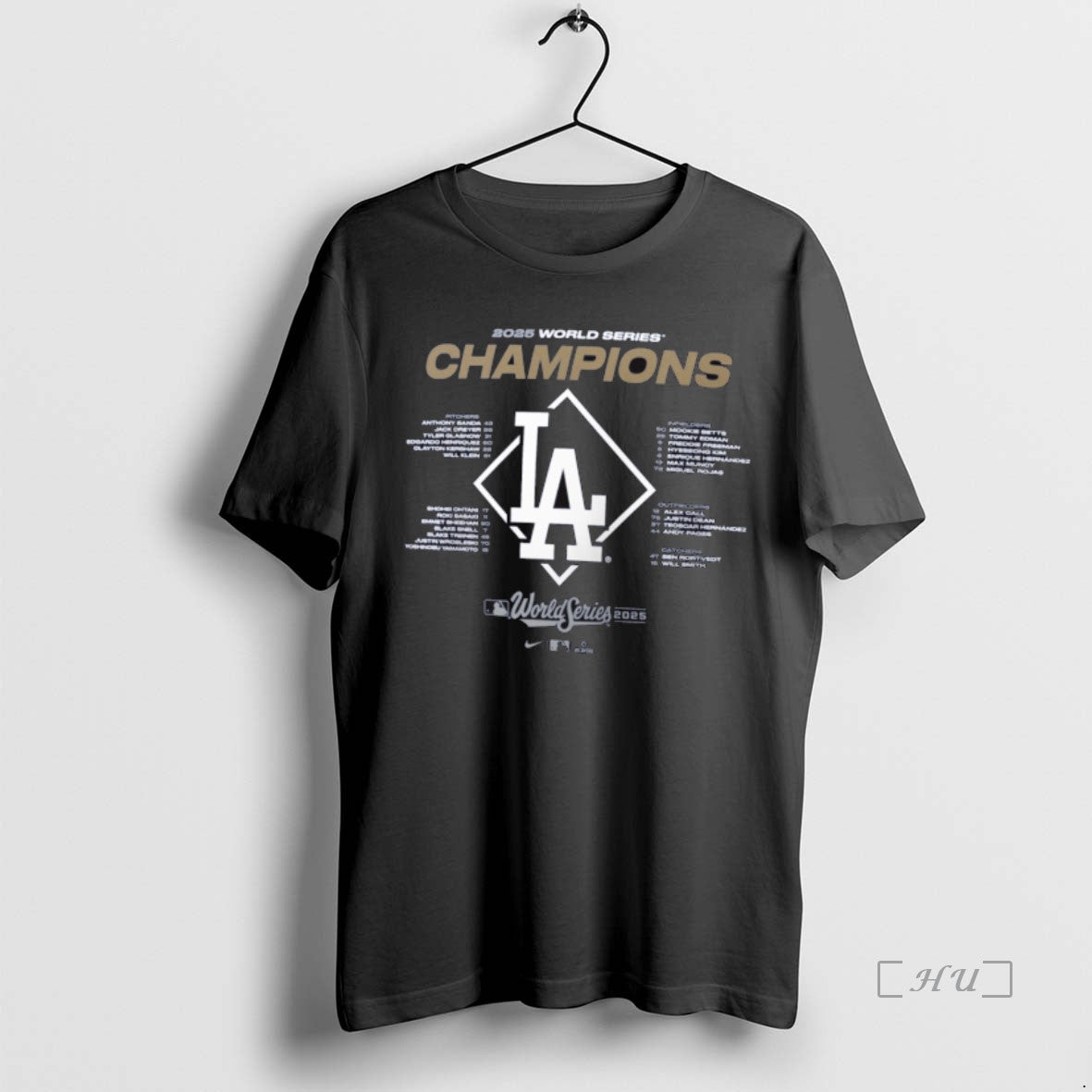 Officials Los Angeles Dodgers Win Toronto Blue Jays 2025 World Series Champions Roster Premium T-Shirts, Hoodie, Sweatshirt
