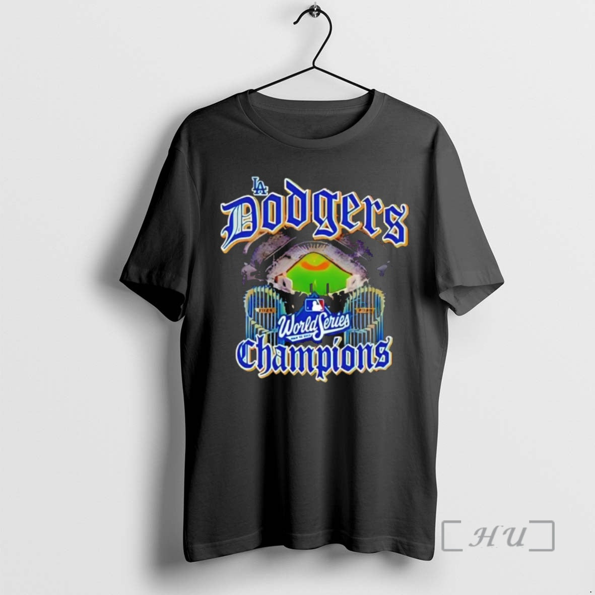Officials Los Angeles Dodgers World Series Champs Stadium Black T-Shirts, Hoodie, Sweatshirt | InkNestWear.com