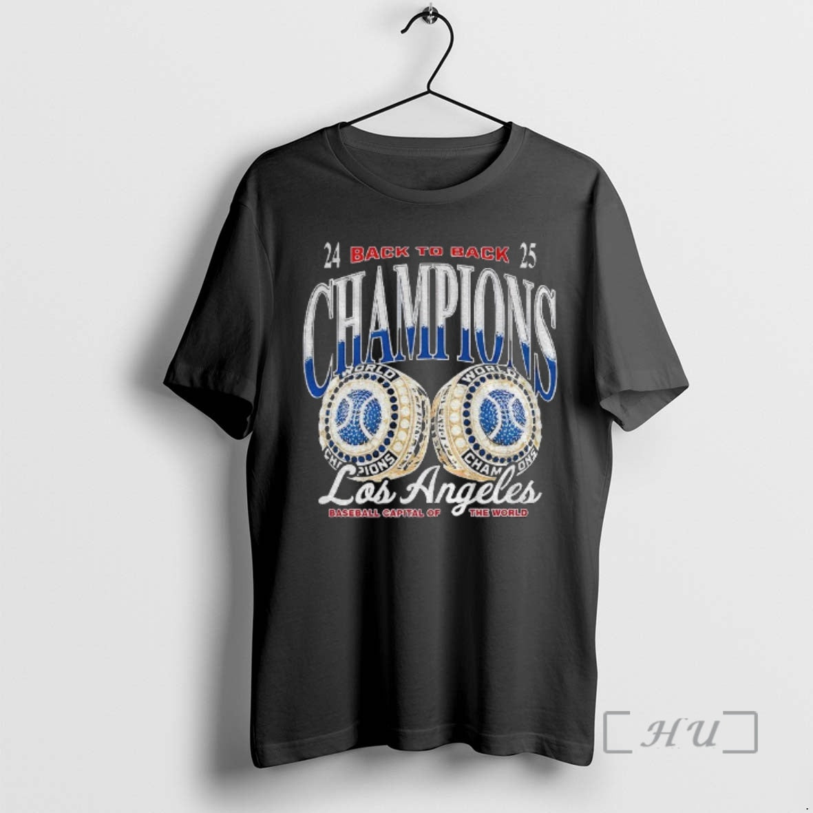 Officials Los Angeles Dodgers Back To Back Champions Rings Los Angeles Baseball Capital Of The T-Shirts, Hoodie, Sweatshirt