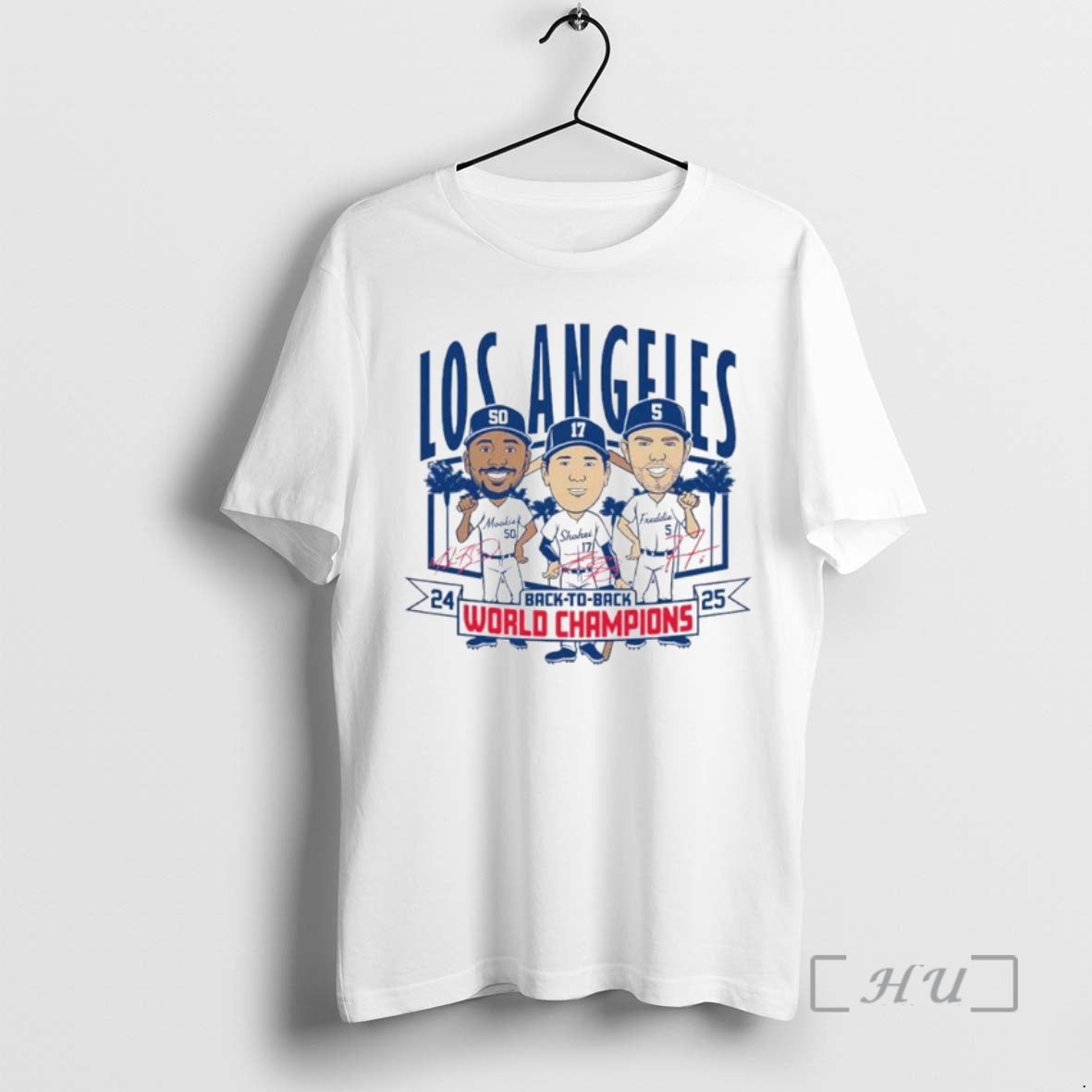 Officials Los Angeles Dodgers Baseball Back Back World Champs Caricatures Ornaments T-Shirts, Hoodie, Sweatshirt