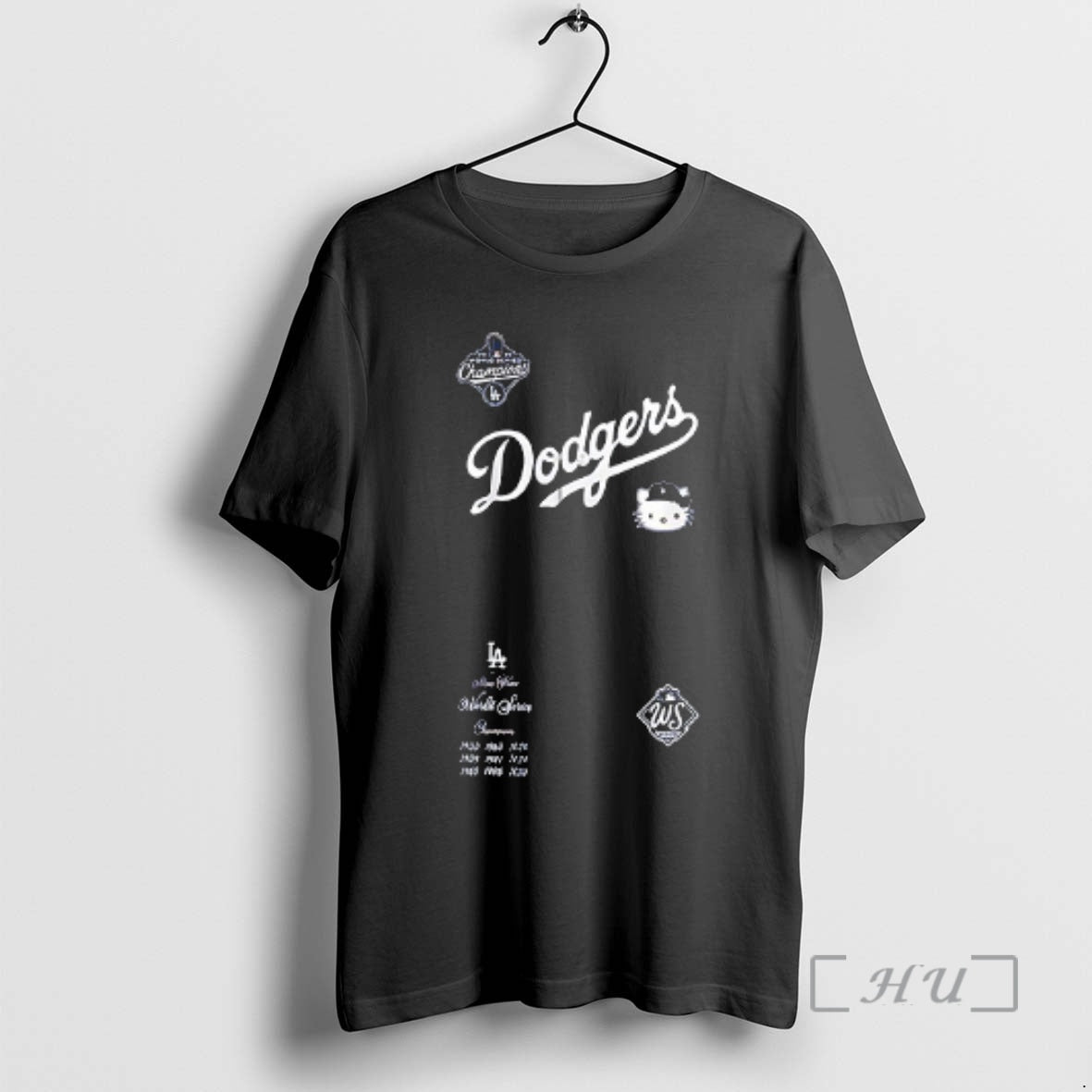 Officials Los Angeles Dodgers X Kitty 2025 World Series Champions Back To Back Premium T-Shirts, Hoodie, Sweatshirt