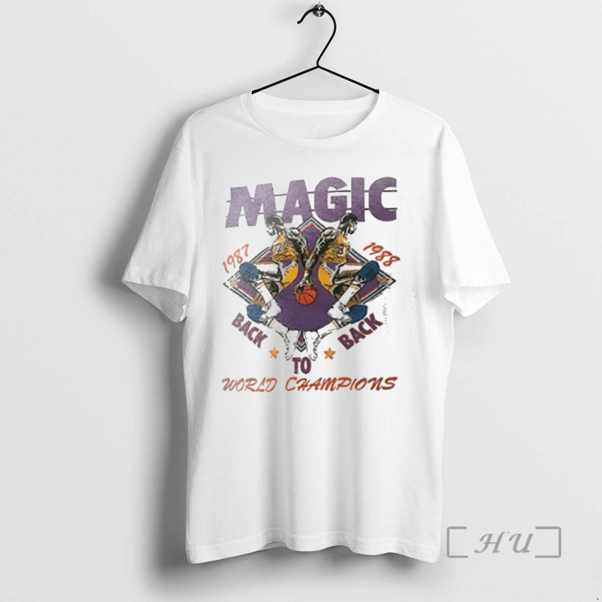Officials Los Angeles Lakers Magic Back To Back World Champions 1987 1988 Premium T Shirts Hoodie, Sweatshirt