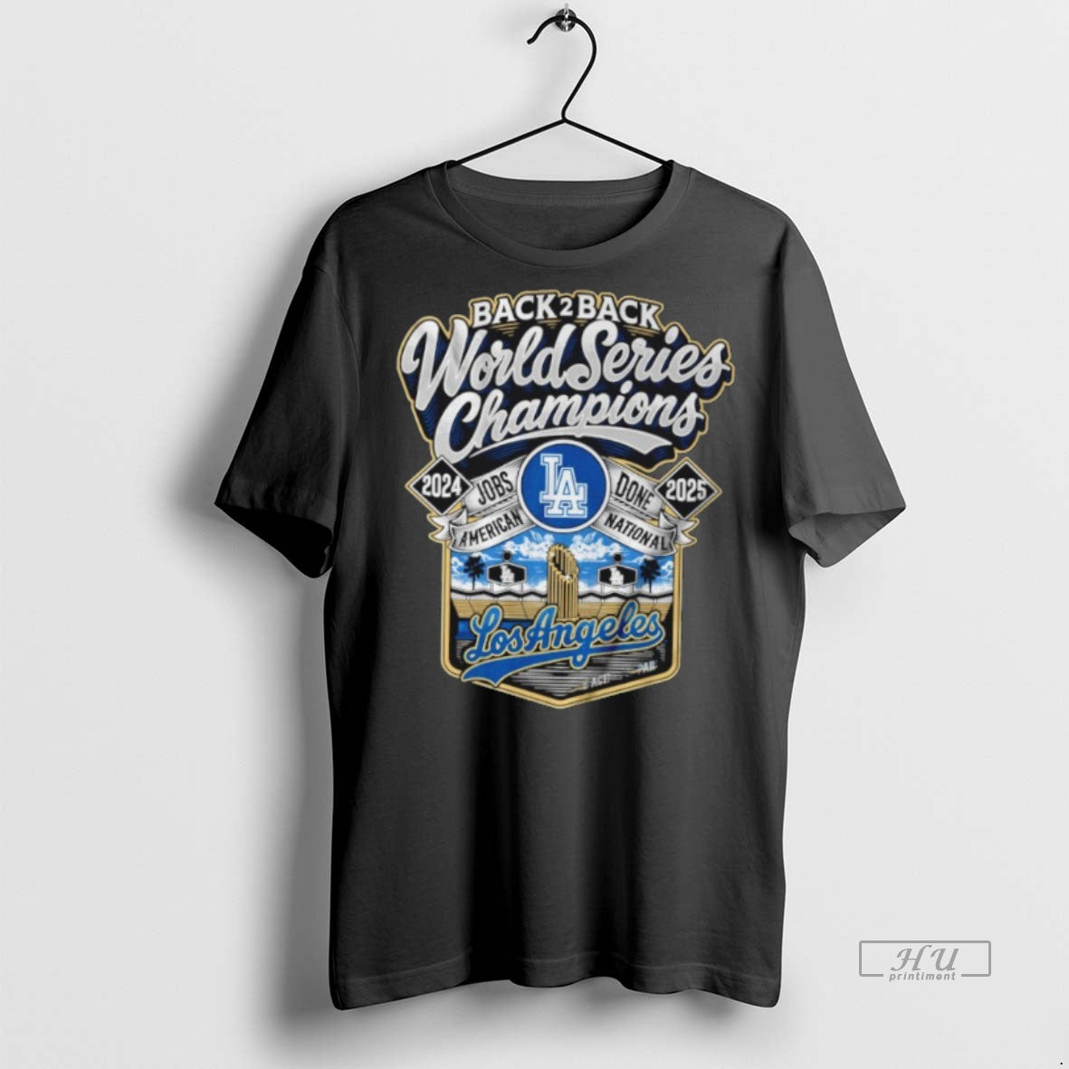 Officials Los Angeles Baseball 2024 2025 Back 2 Back World Series Champs Premium T-Shirts, Hoodie, Sweatshirt