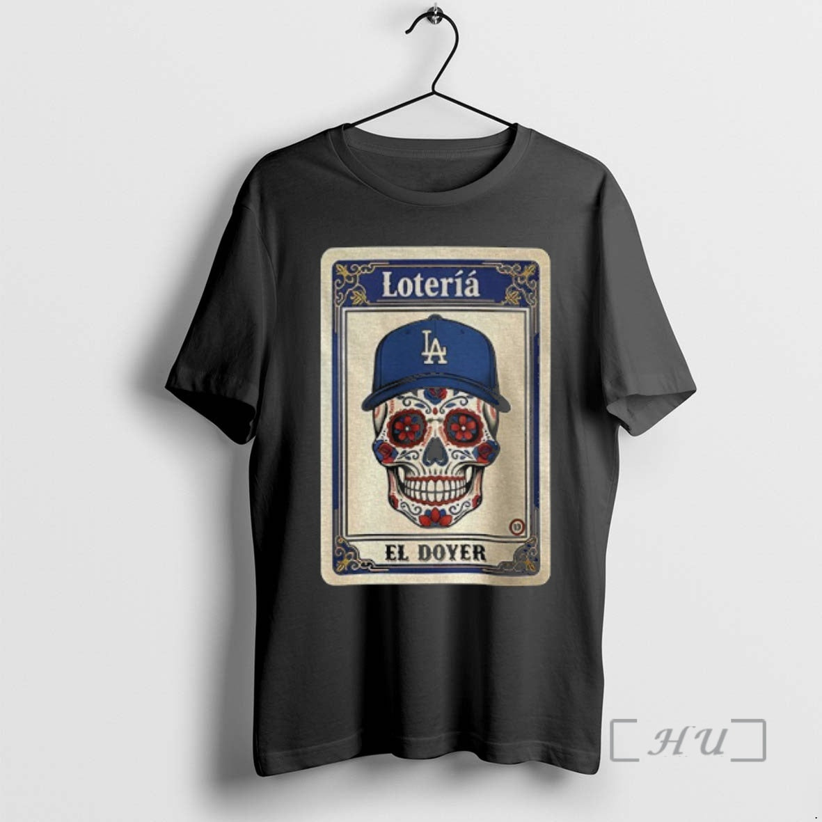 Officials Loteria El Doyerlos Angeles Dodgers Mexican Bingo Dia De Los Muertos Sugar Skull Premium T-Shirts, Hoodie,...