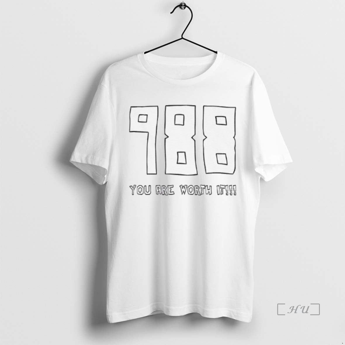 Officials Mack Hollins Wearing 988 You Are Worth It T-Shirts, Hoodie, Sweatshirt | InkNestWear.com