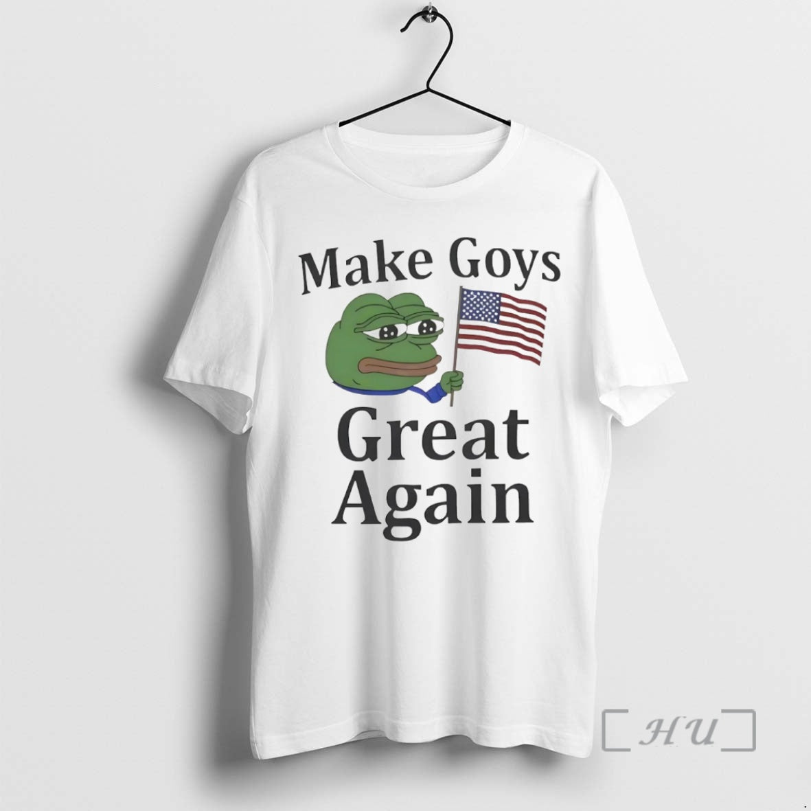 Officials Make Goys Great Again Pepe The Frog Flag Circle T-Shirts, Hoodie, Sweatshirt | InkNestWear.com