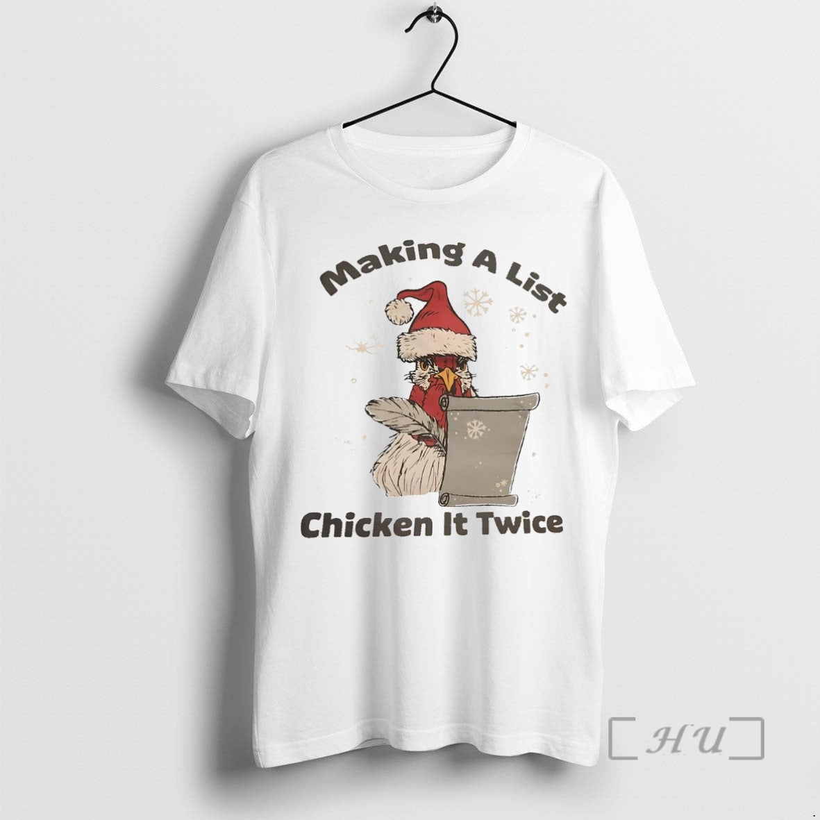 Officials Making A List Chicken It Twice Christmas T-Shirts, Hoodie, Sweatshirt | InkNestWear.com