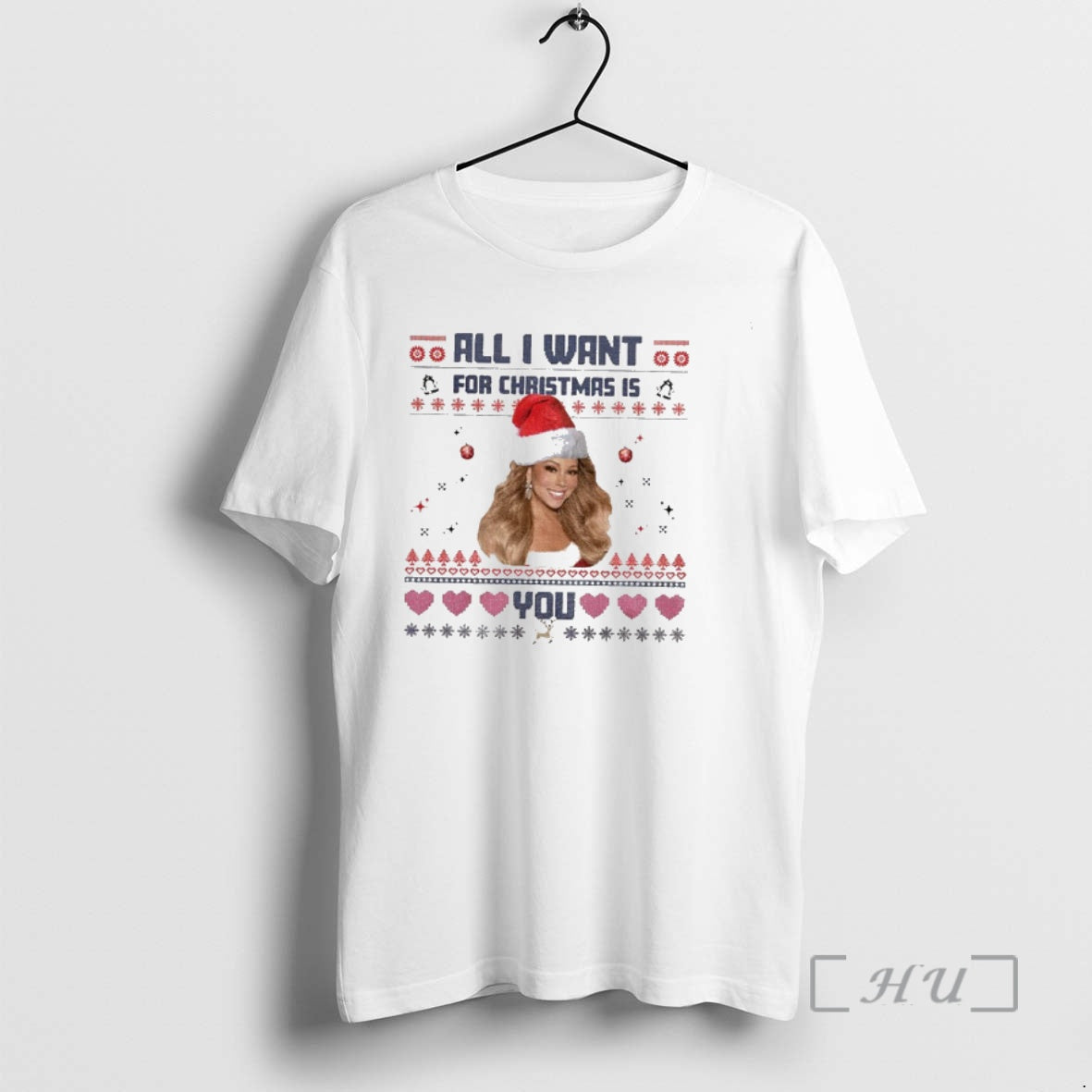 Officials Mariah Carey All I Want For Christmas Is You Funny Christmas Ugly Premium T-Shirts, Hoodie, Sweatshirt