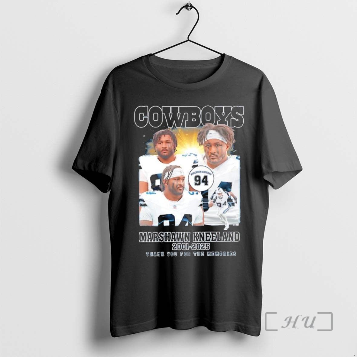Officials Marshawn Kneeland 2001 2025 Dallas Cowboys Thank You For The Memories Premium T Shirts Hoodie, Sweatshirt