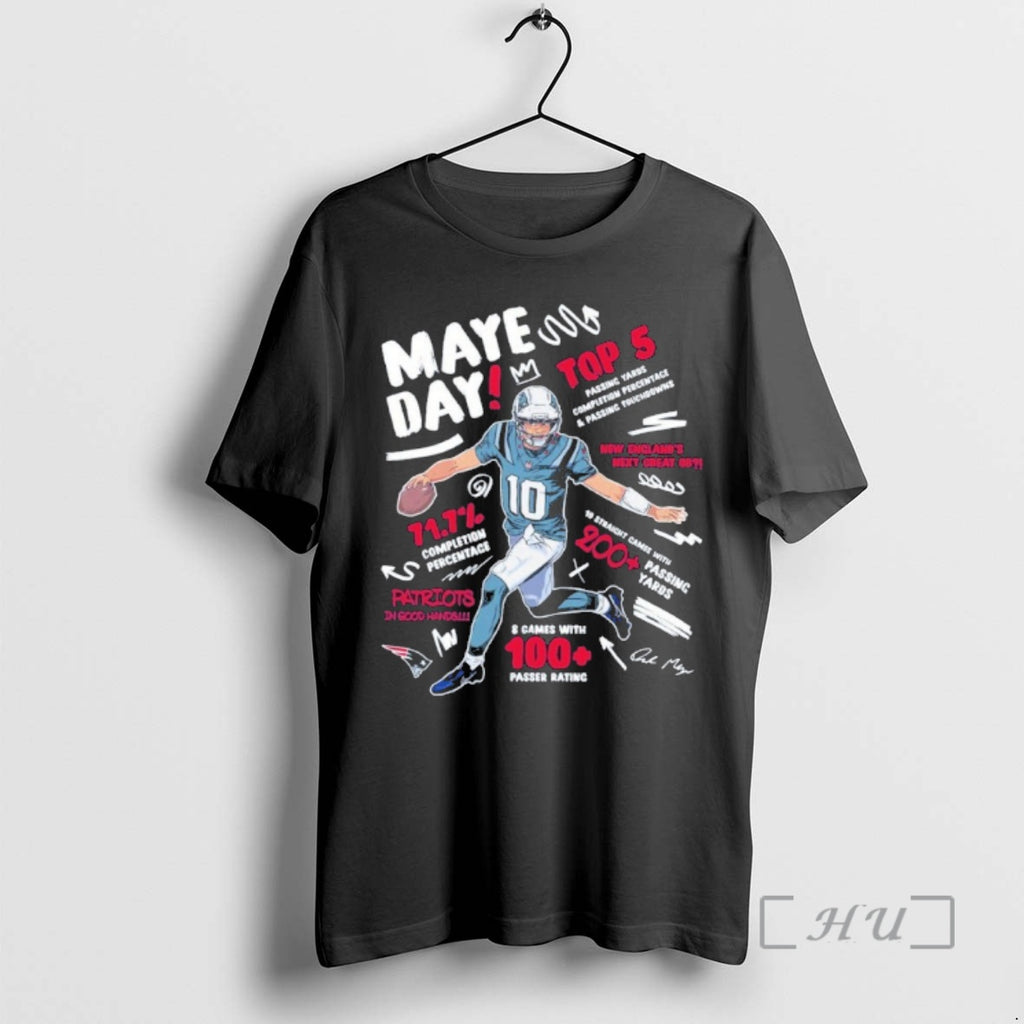 Officials Maye Day Top 5 Player Passer Rating T-Shirts, Hoodie, Sweatshirt | InkNestWear.com