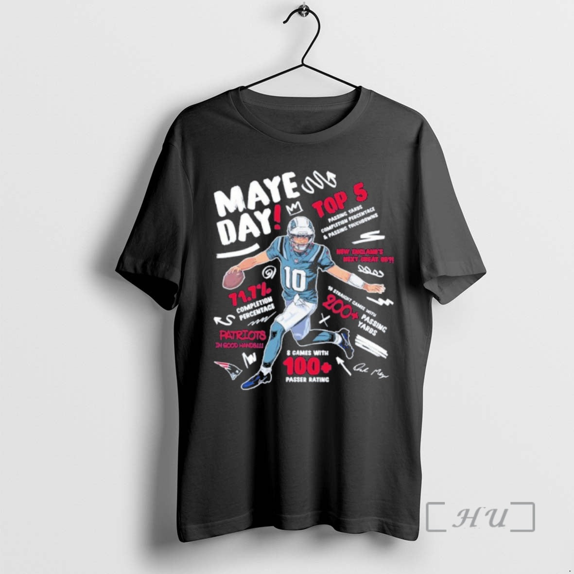 Officials Maye Day Top 5 Player Passer Rating T-Shirts, Hoodie, Sweatshirt | InkNestWear.com
