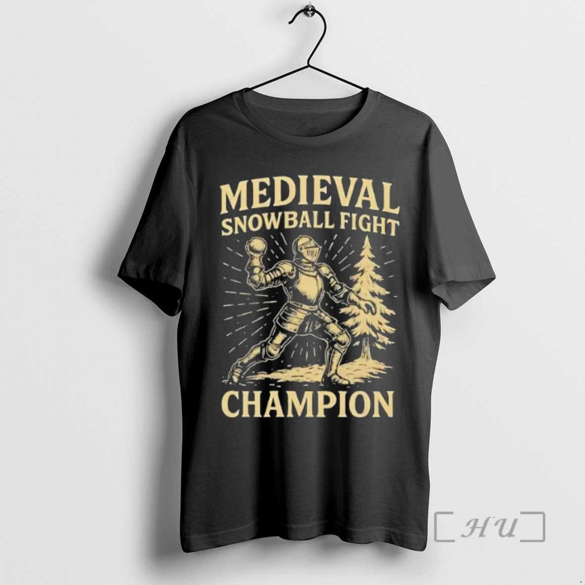 Officials Medieval Snowball Fight Champion Knight Christmas T-Shirts, Hoodie, Sweatshirt | InkNestWear.com