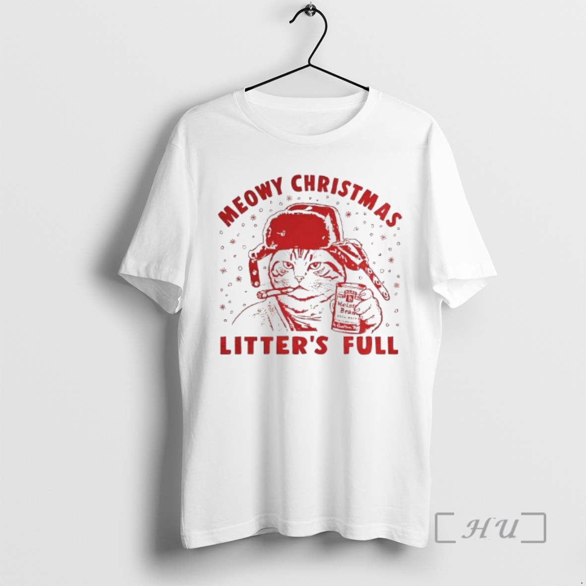 Officials Meowy Christmas Litters Full Funny Xmas Cat T-Shirts, Hoodie, Sweatshirt | InkNestWear.com