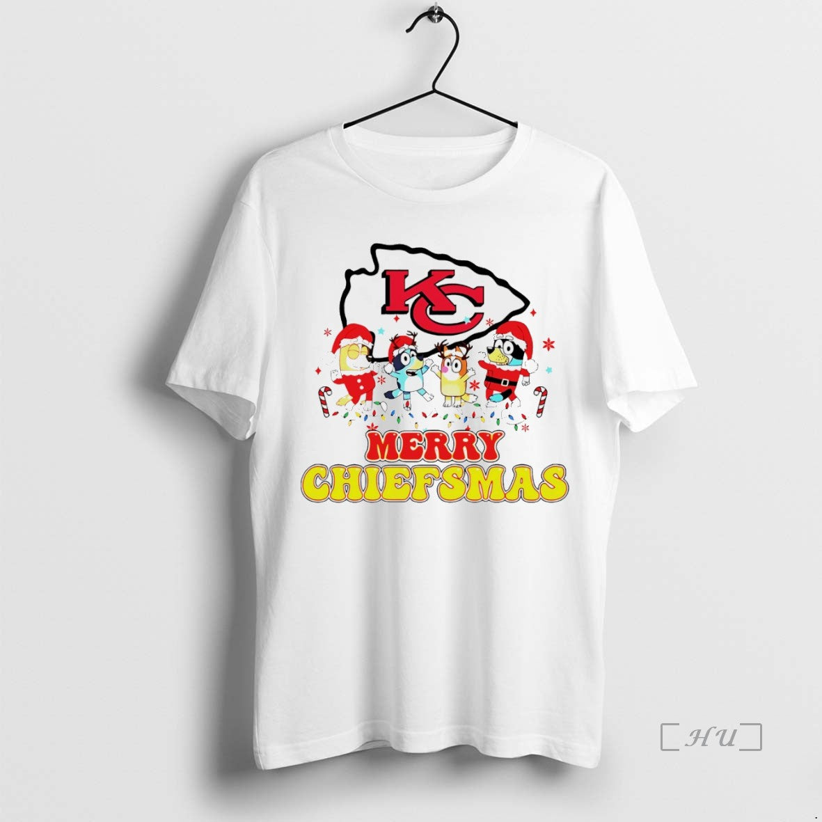 Officials Merry Chiefsmas Kansas City Chiefs Christmas Bluey Cartoon White T-Shirts, Hoodie, Sweatshirt | InkNestWear.com