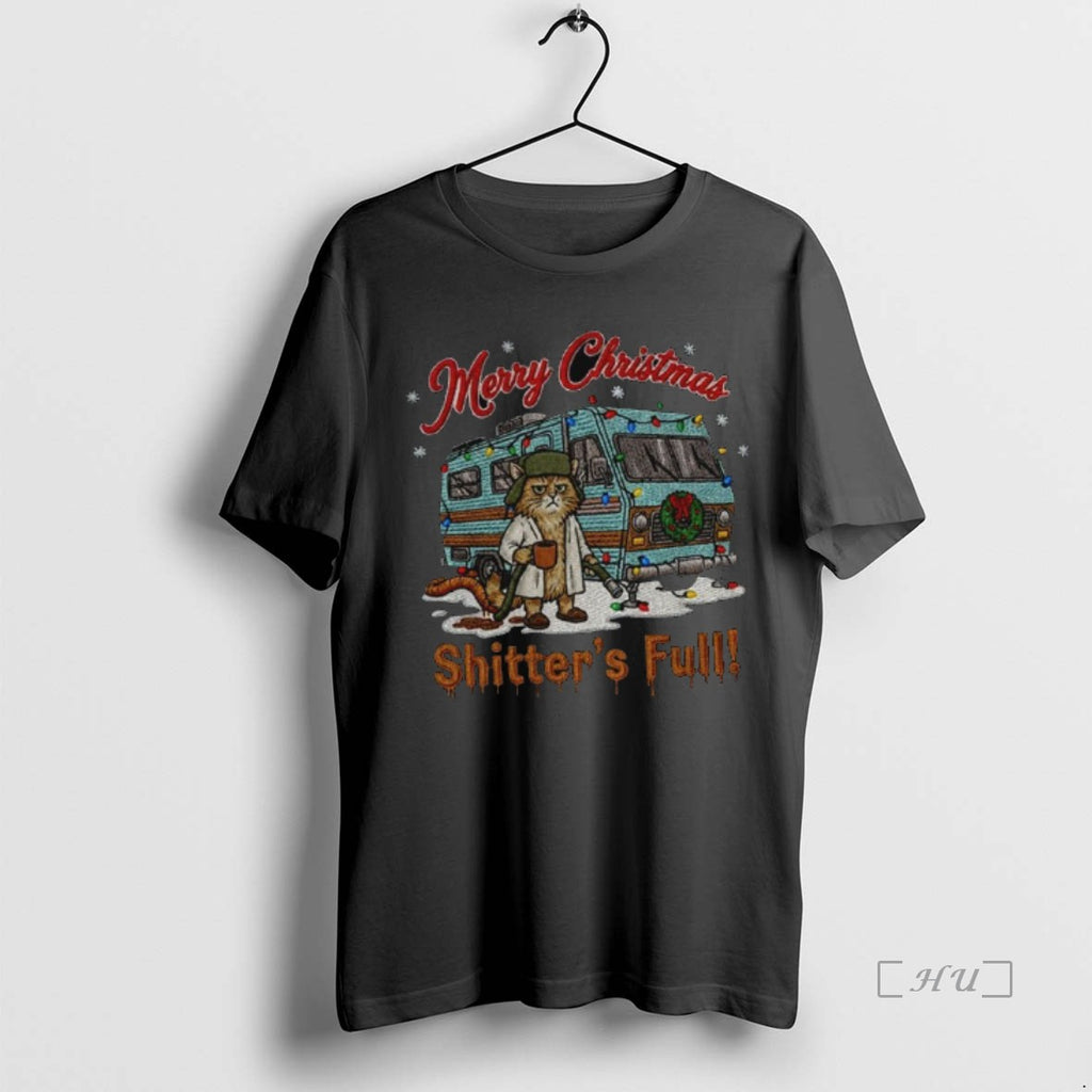 Officials Merry Christmas Shitters Full Cat T-Shirts, Hoodie, Sweatshirt | InkNestWear.com