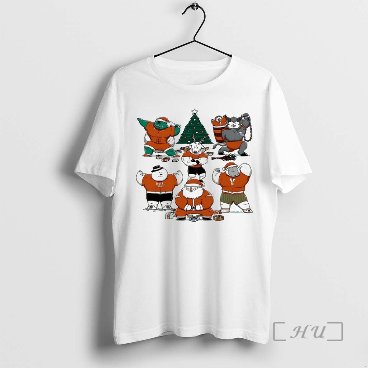 Officials Merry Muscular Christmas Characters T-Shirts, Hoodie, Sweatshirt | InkNestWear.com