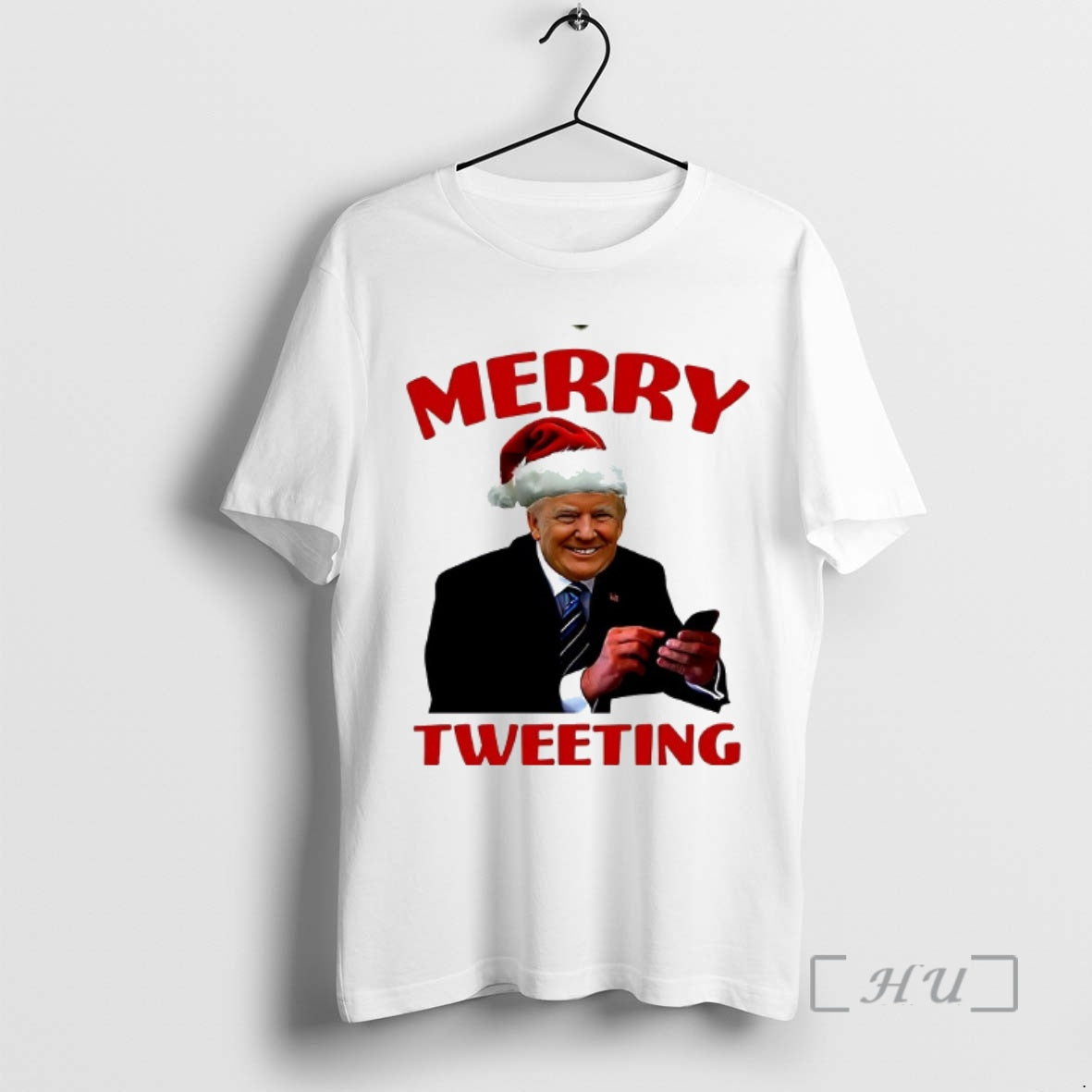 Officials Merry Tweeting Santa Hat Trump Christmas T-Shirts, Hoodie, Sweatshirt | InkNestWear.com