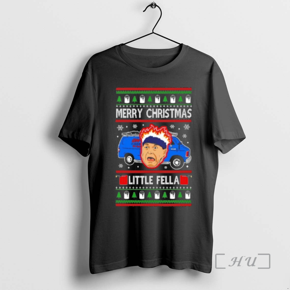 Officials Merry Little Fella Funny 90s Harry Movie Quote Ugly Christmas Sweat Premium T Shirts Hoodie, Sweatshirt