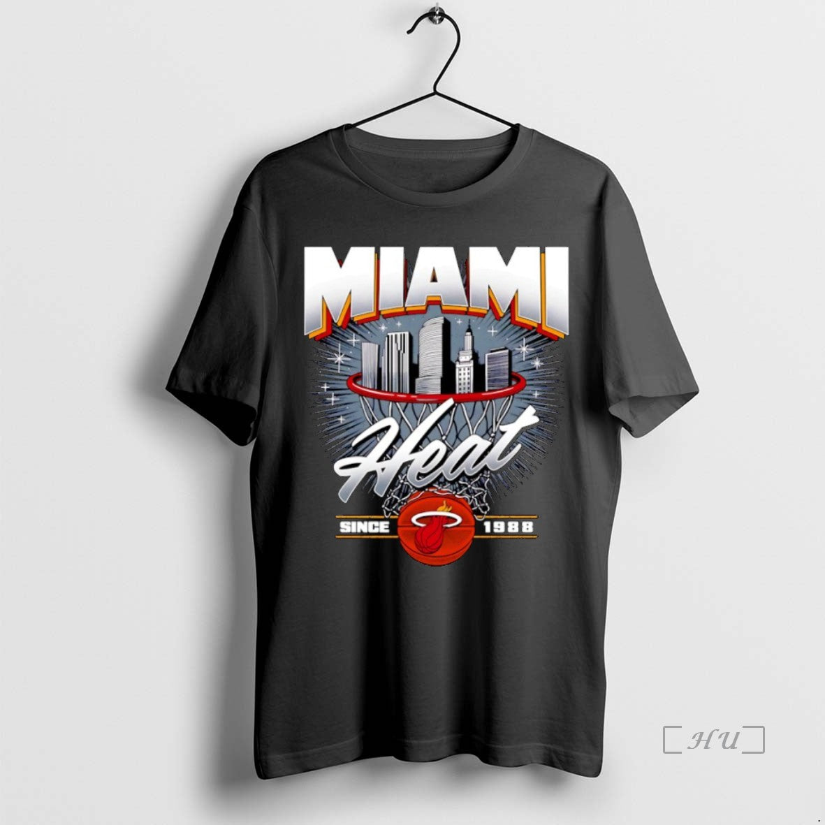 Officials Miami Heat Since 1988 Nba Skyline City T-Shirts, Hoodie, Sweatshirt | InkNestWear.com