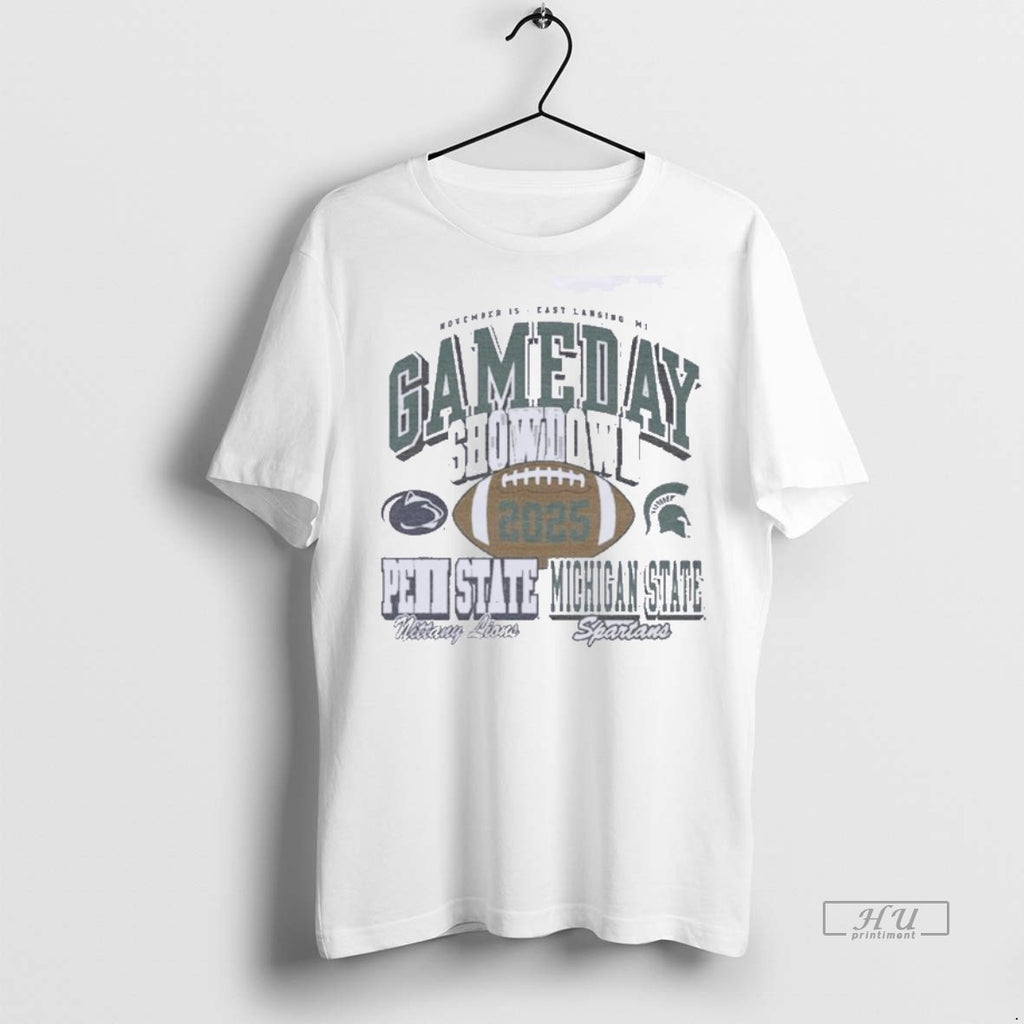 Officials Michigan State Spartans Vs Penn State Nittany Lions 2025 Gameday Showdown Premium T-Shirts, Hoodie, Sweatshirt