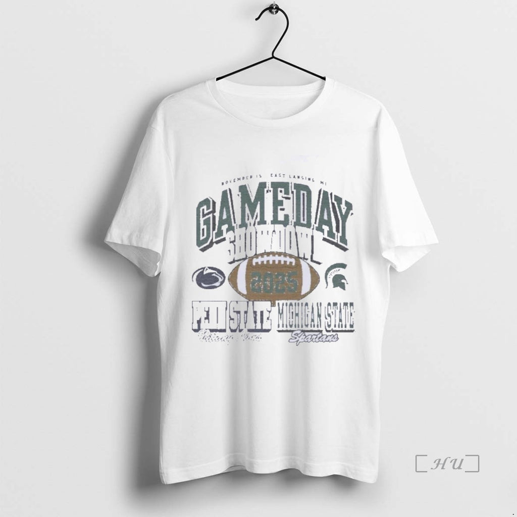 Officials Michigan State Vs Nittany Lions Football Gameday Showdown 2025 November 15th Premium T Shirts Hoodie, Sweatshirt