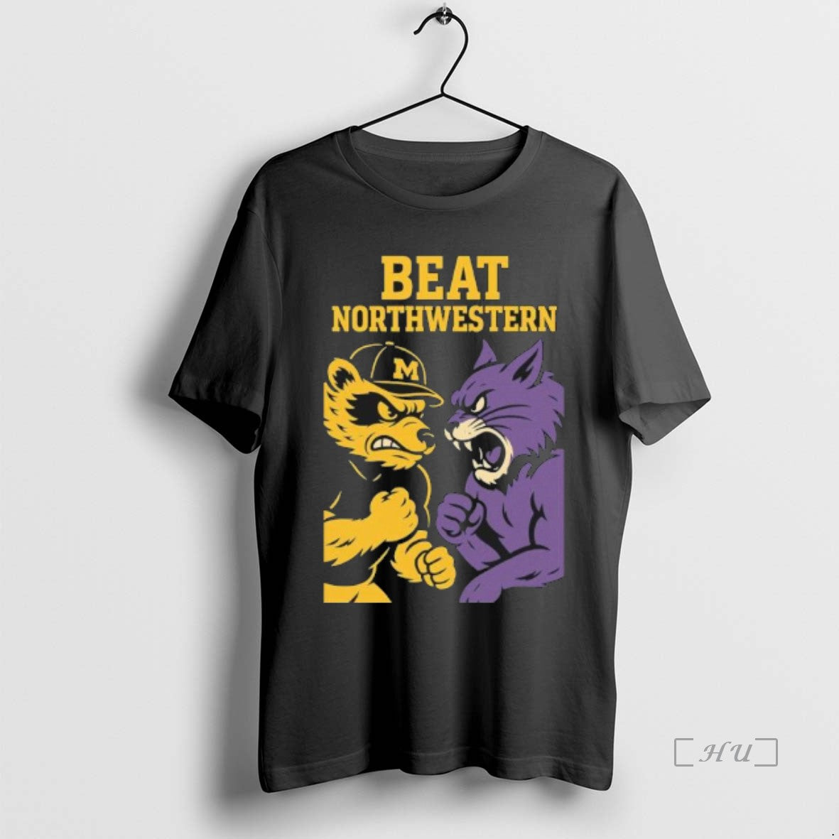 Officials Michigan Wolverine Mascot Beat Northwestern Wildcats 2025 Rivalry T-Shirts, Hoodie, Sweatshirt | InkNestWear.com