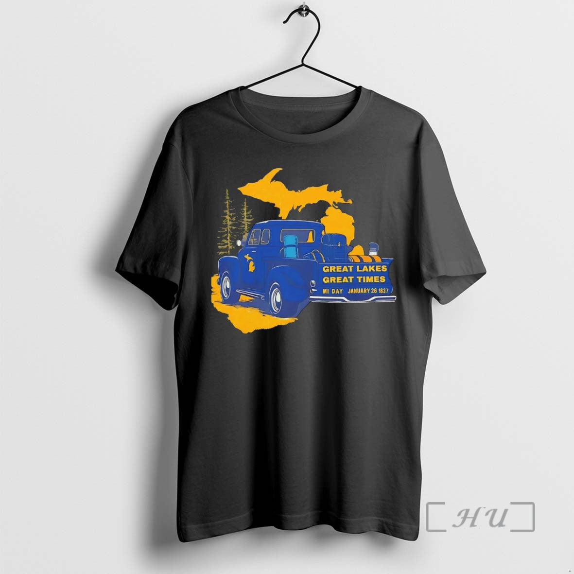 Officials Michigan Wolverines Great Lakes Truck T-Shirts, Hoodie, Sweatshirt | InkNestWear.com