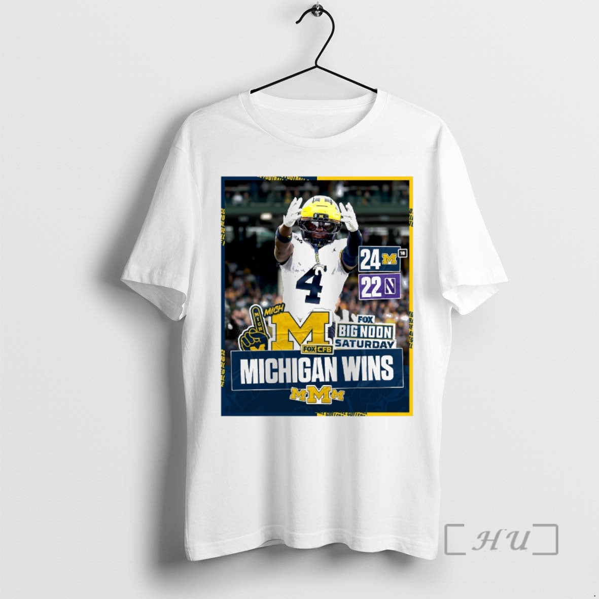 Officials Michigan Wolverines Vs Northwestern Wildcats Final Score 24 22 November 15 2025 Premium T-Shirts, Hoodie,...