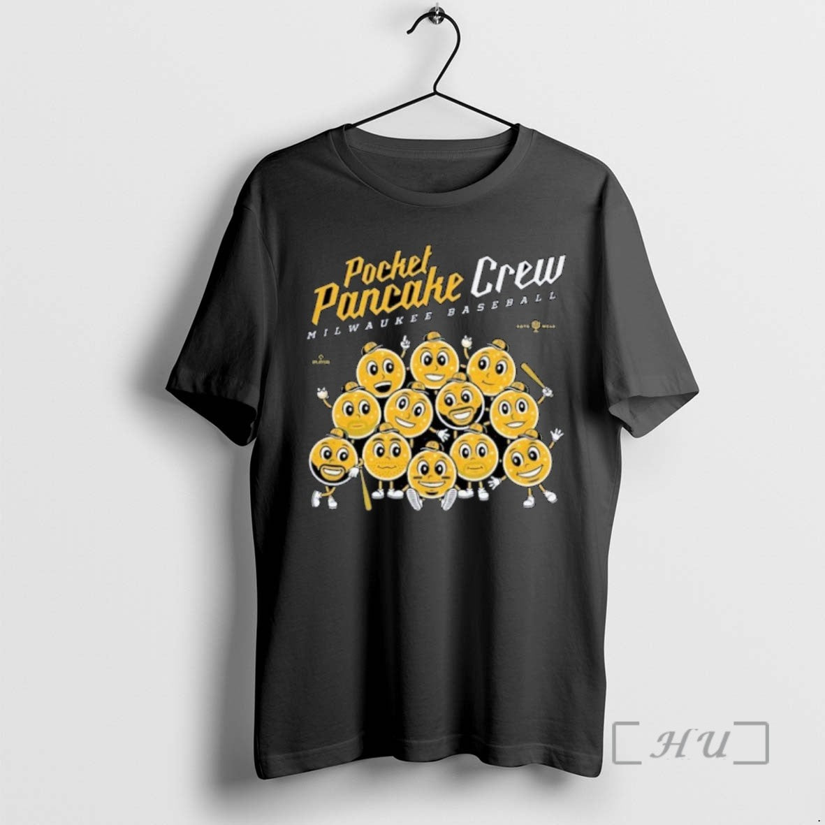 Officials Milwaukee Brewers Pocket Pancake Crew Shirts Sweater