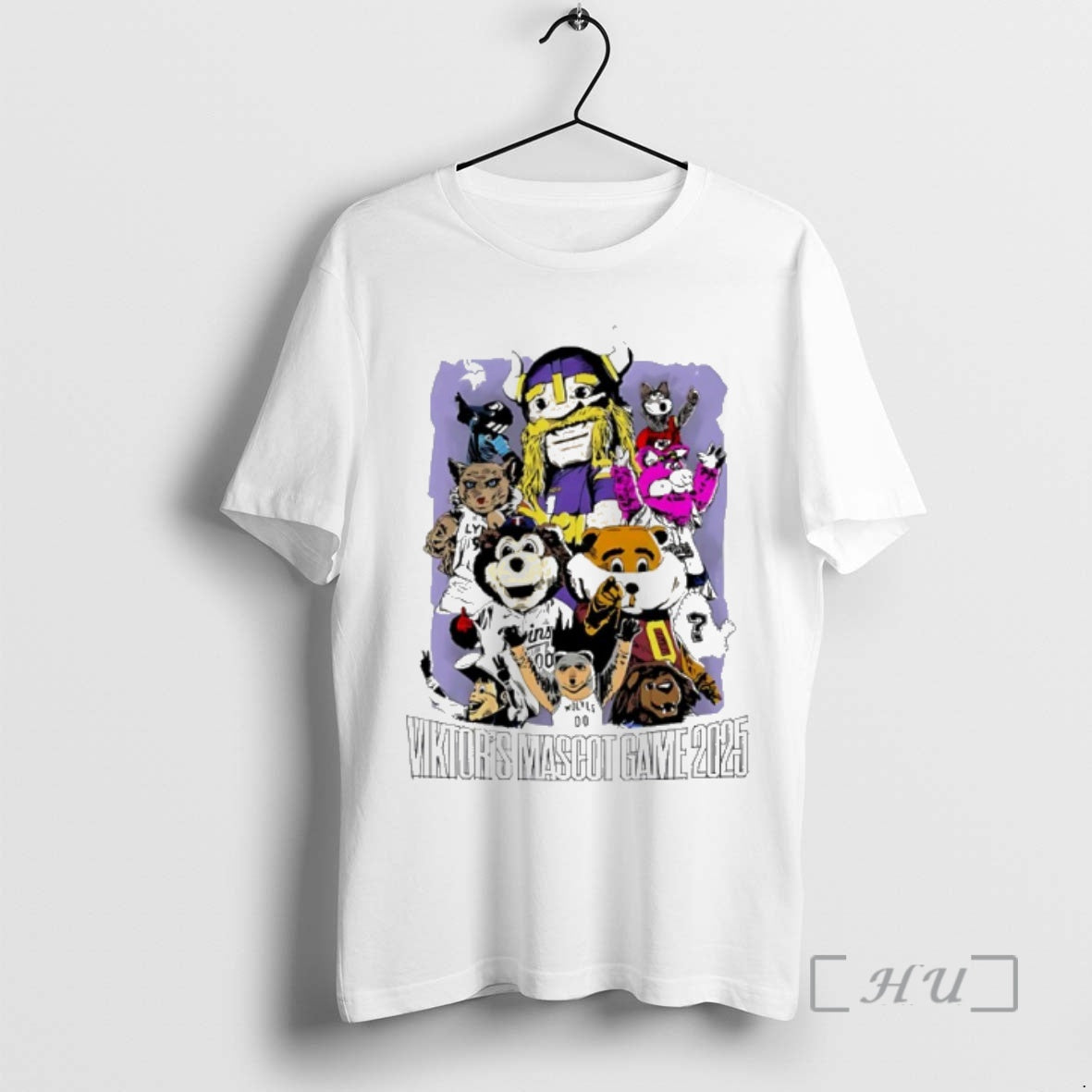 Officials Minnesota Vikings Viktors Mascot Game 2025 T-Shirts, Hoodie, Sweatshirt | InkNestWear.com