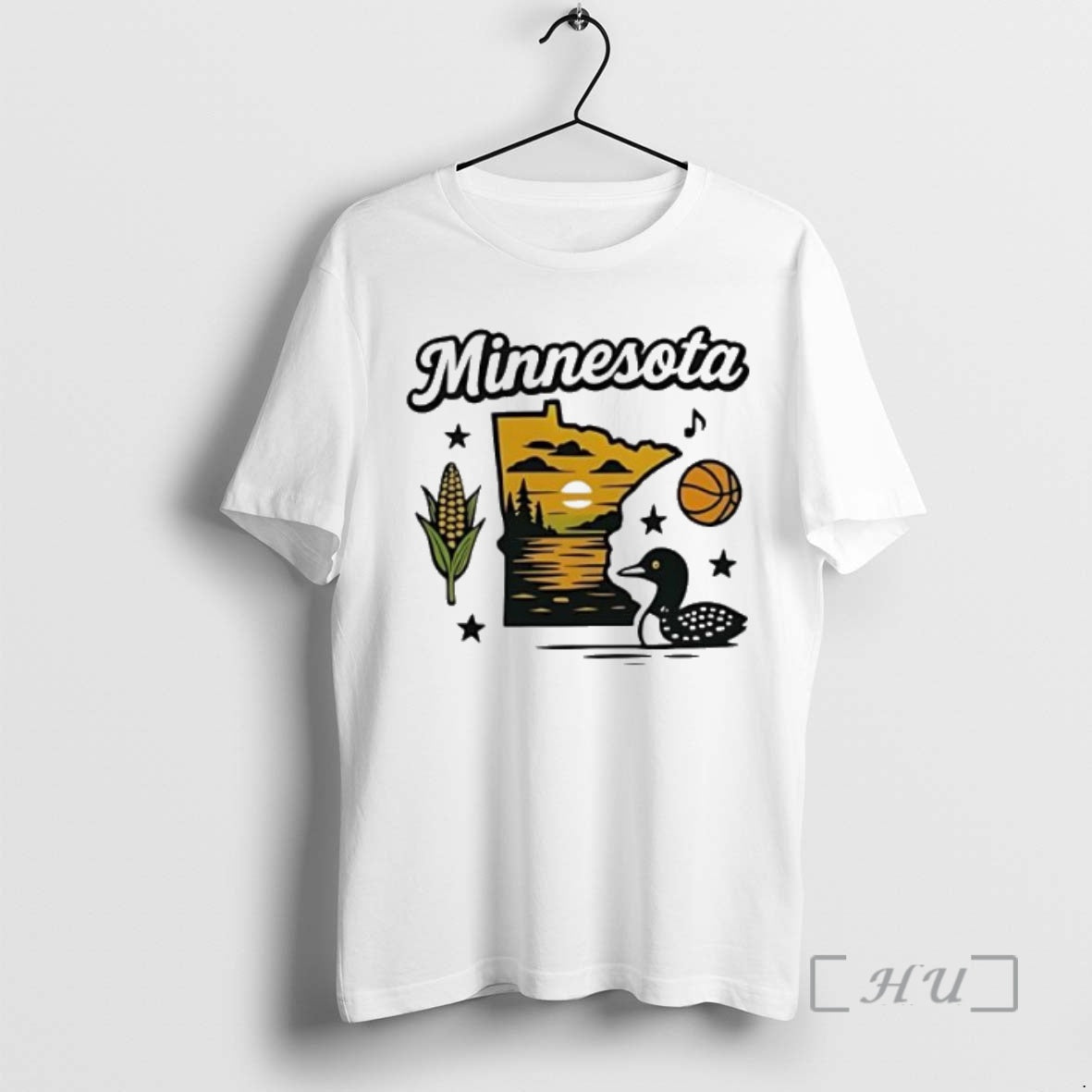 Officials Minnesota Map Duck Corn Sunset T-Shirts, Hoodie, Sweatshirt | InkNestWear.com