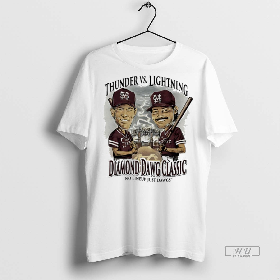 Officials Mississippi State Thunder Vs Lightning Diamond Classic No Lineup Just Dawg Premium T-Shirts, Hoodie, Sweatshirt