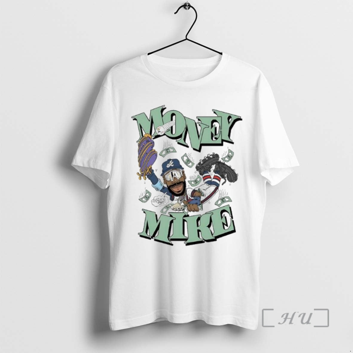 Officials Money Mike Mookie Betts Los Angeles Dodgers Player Caricature T-Shirts, Hoodie, Sweatshirt | InkNestWear.com