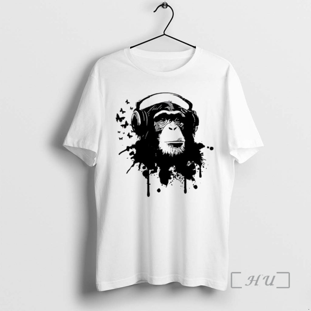 Officials Monkey With Headphones Art