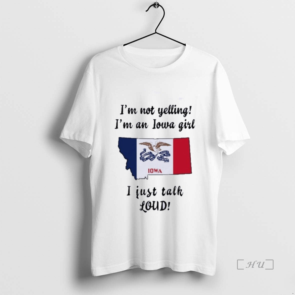 Officials Montana Map Im Not Yelling Im An Iowa Girl I Just Talk Loud Premium T-Shirts, Hoodie, Sweatshirt | InkNestWear.com