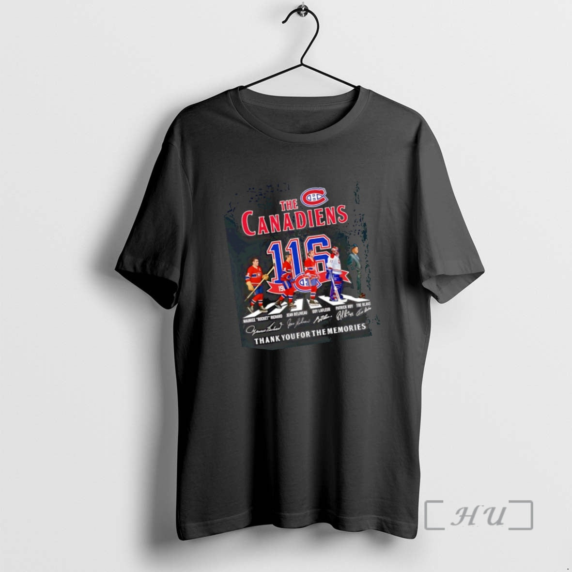 Officials Montreal Canadiens 116 Years Anniversary Thank You For The Memories Signatures Premium T Shirts Hoodie, Sweatshirt