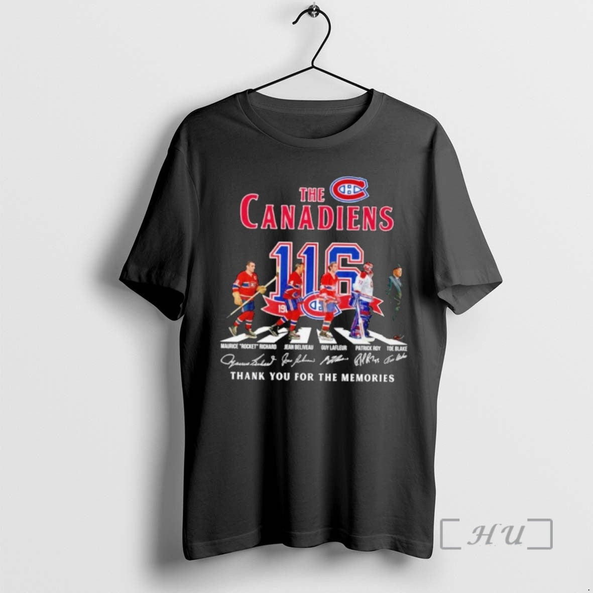 Officials Montreal Canadiens 116th Anniversary 1909 2025 Thank You For The Memories Signatures Premium T-Shirts, Hoodie,...