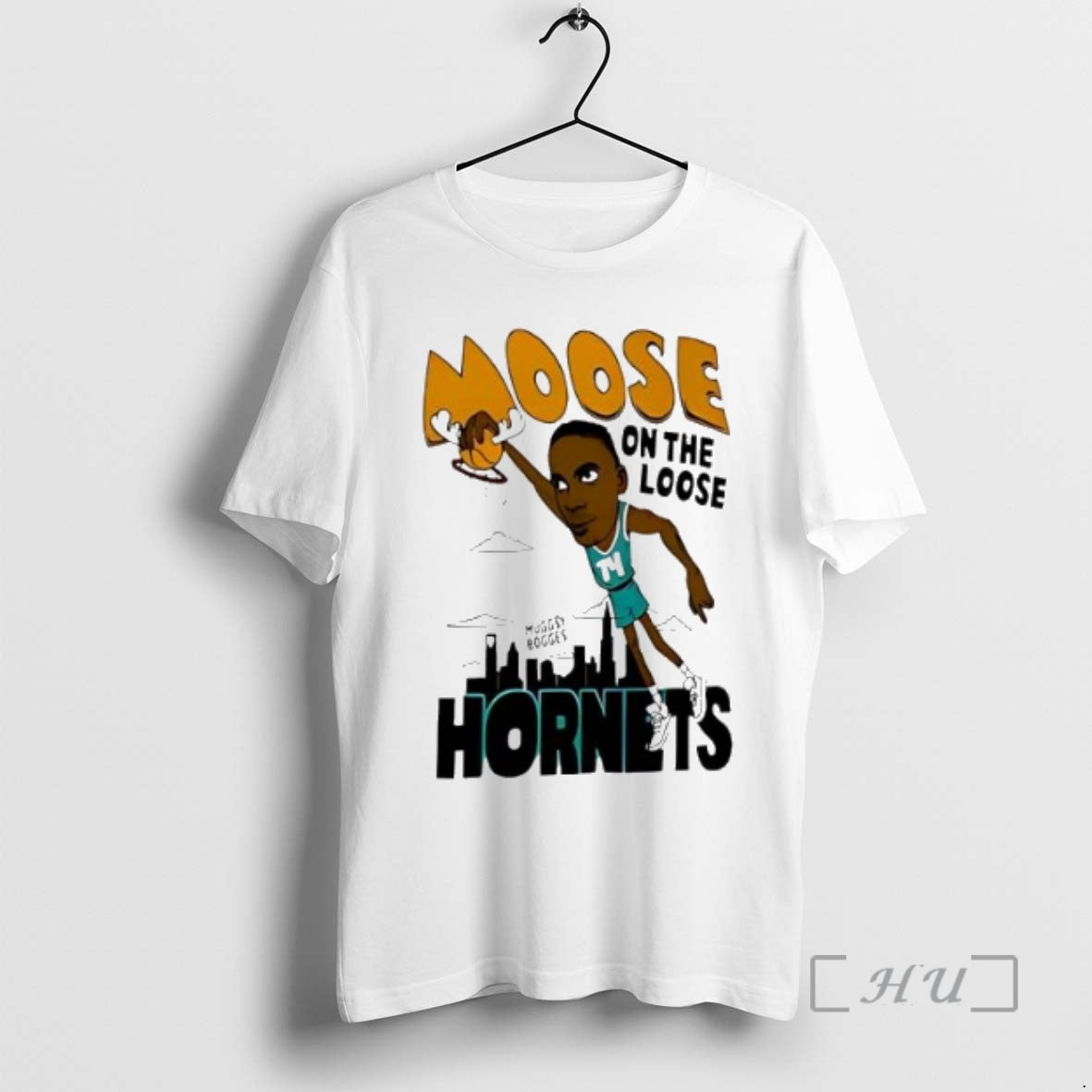 Officials Moose On The Loose Hornets Cartoon T-Shirts, Hoodie, Sweatshirt | InkNestWear.com