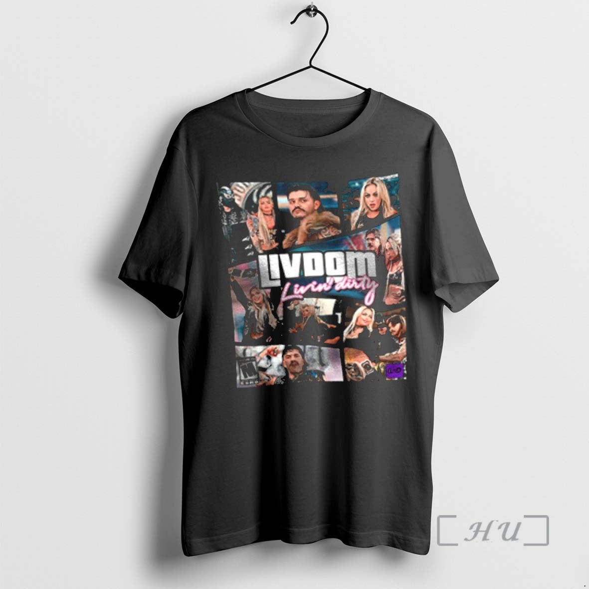 Officials Morgan X Mysterio Liv Dom Livin Dirty T-Shirts, Hoodie, Sweatshirt | InkNestWear.com