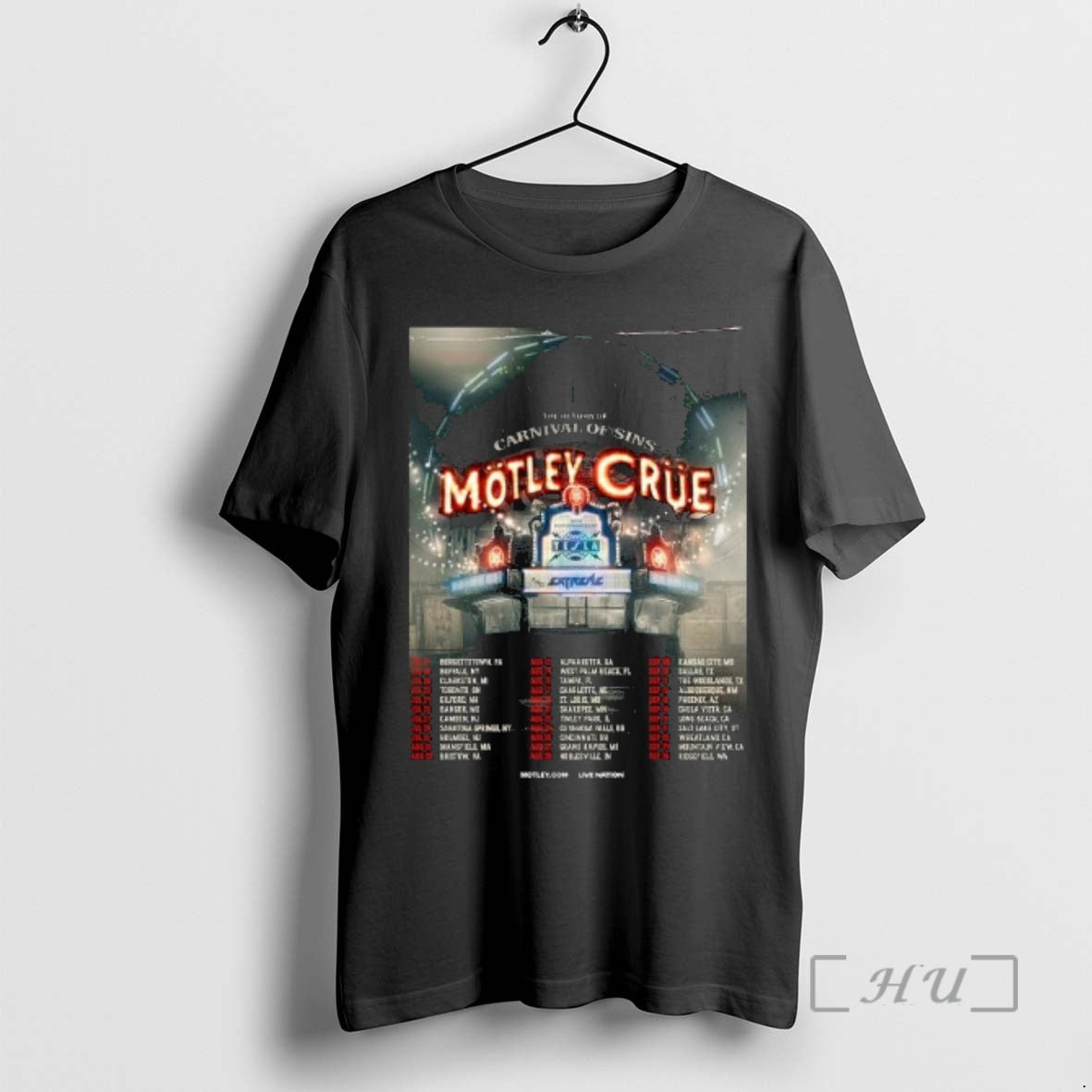 Officials Motley Crue The Return Of Carnival Of Sins 2026 North American Tour Schedule Dates T-Shirts, Hoodie, Sweatshirt