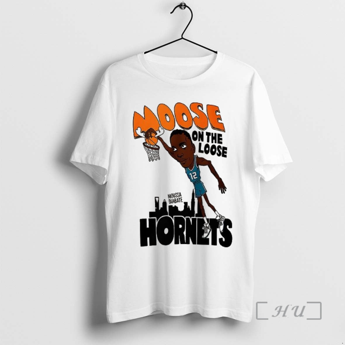 Officials Moussa Diabate Moose On The Loose Hornets T-Shirts, Hoodie, Sweatshirt | InkNestWear.com