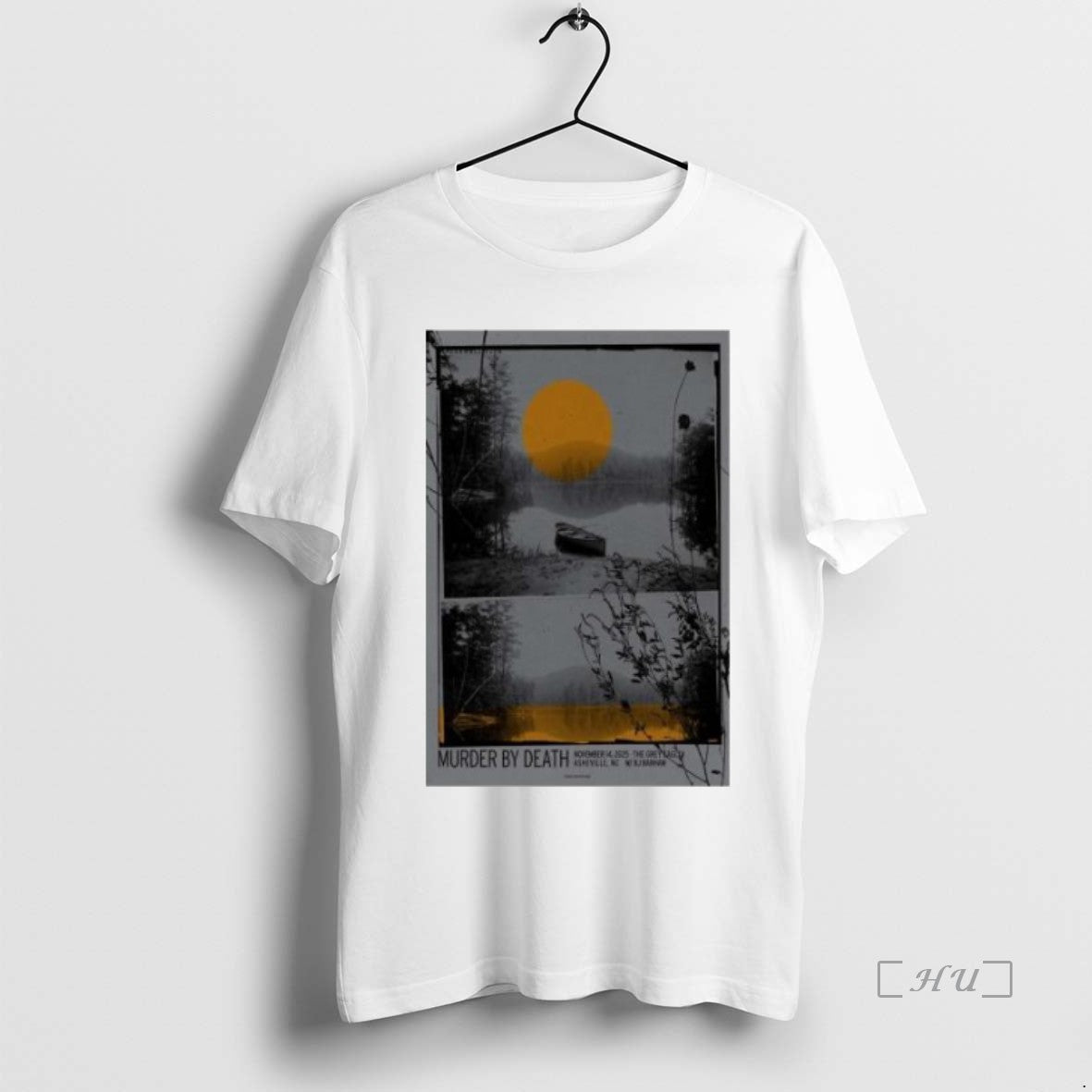 Officials Murder By Death The Grey Eagle Asheville Nc Nov 14 2025 Circle White Premium T-Shirts, Hoodie, Sweatshirt