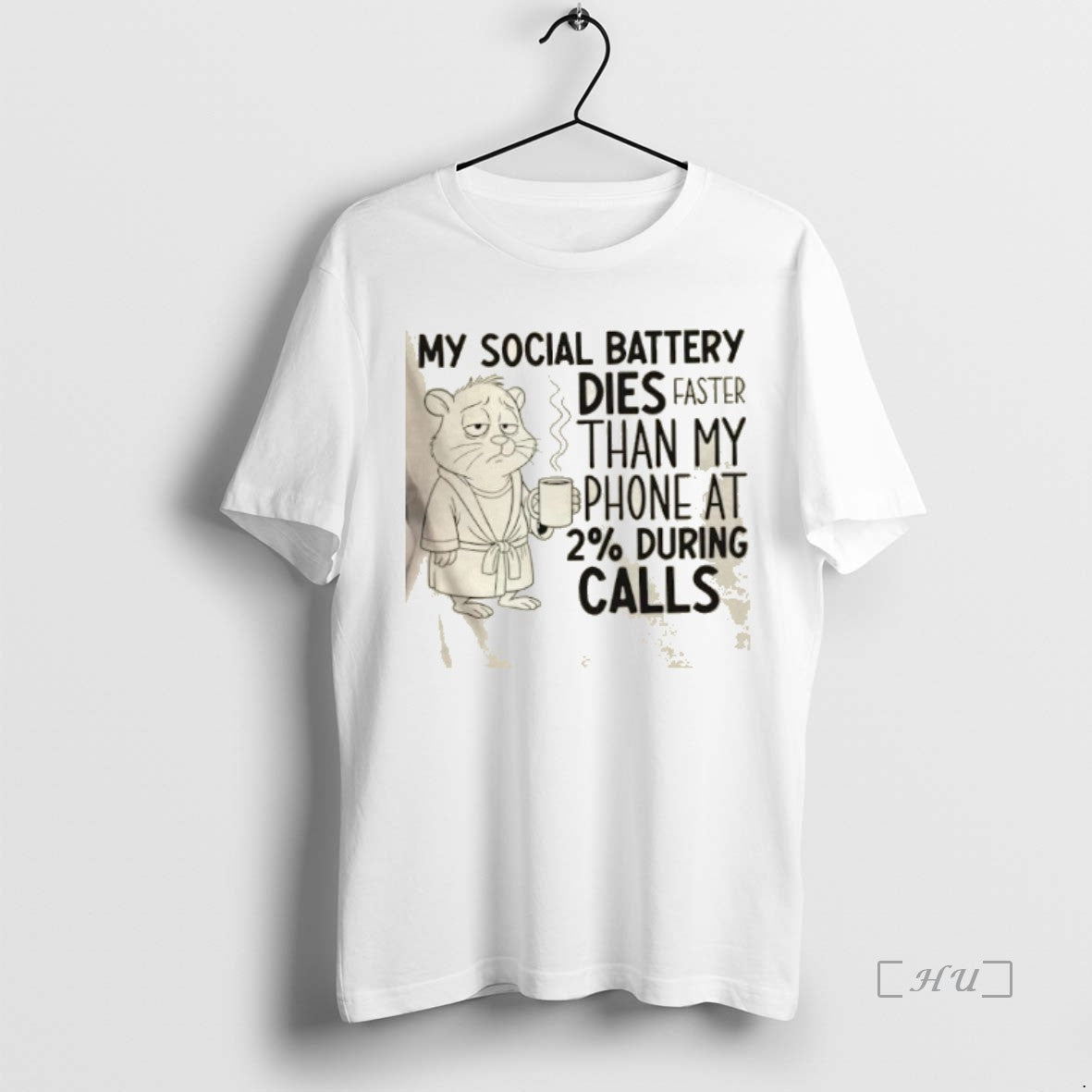 Officials My Social Battery Dies Faster Than My Phone At 2 During Calls Premium T-Shirts, Hoodie, Sweatshirt