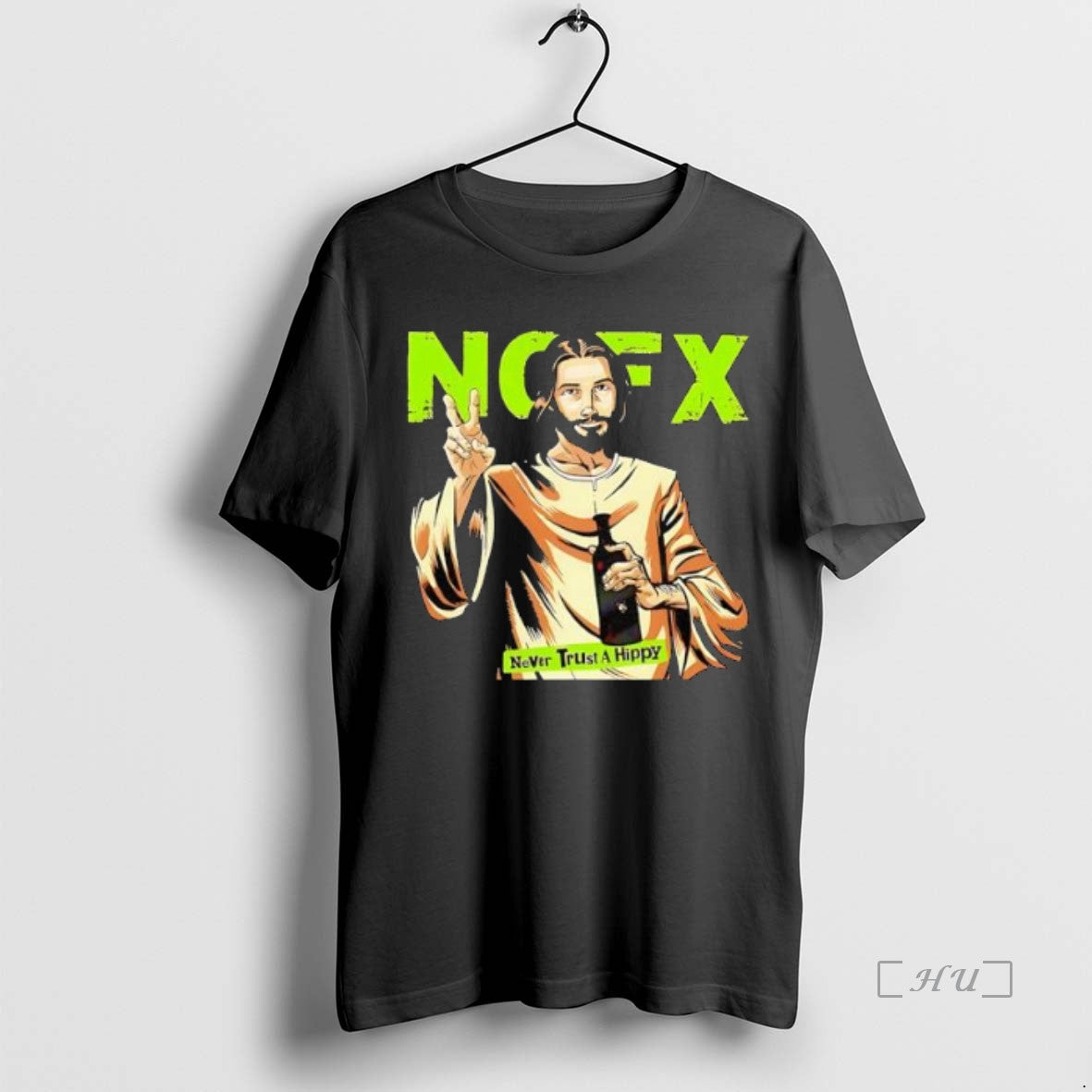 Officials Nofx Jesus Never Trust A Hippy T-Shirts, Hoodie, Sweatshirt | InkNestWear.com