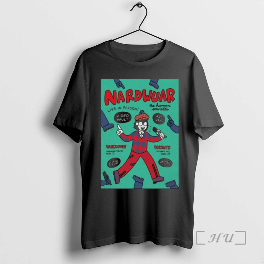 Officials Nardwuar At The Great Hall In Toronto On November 23 2025 Circle Black Premium T-Shirts, Hoodie, Sweatshirt