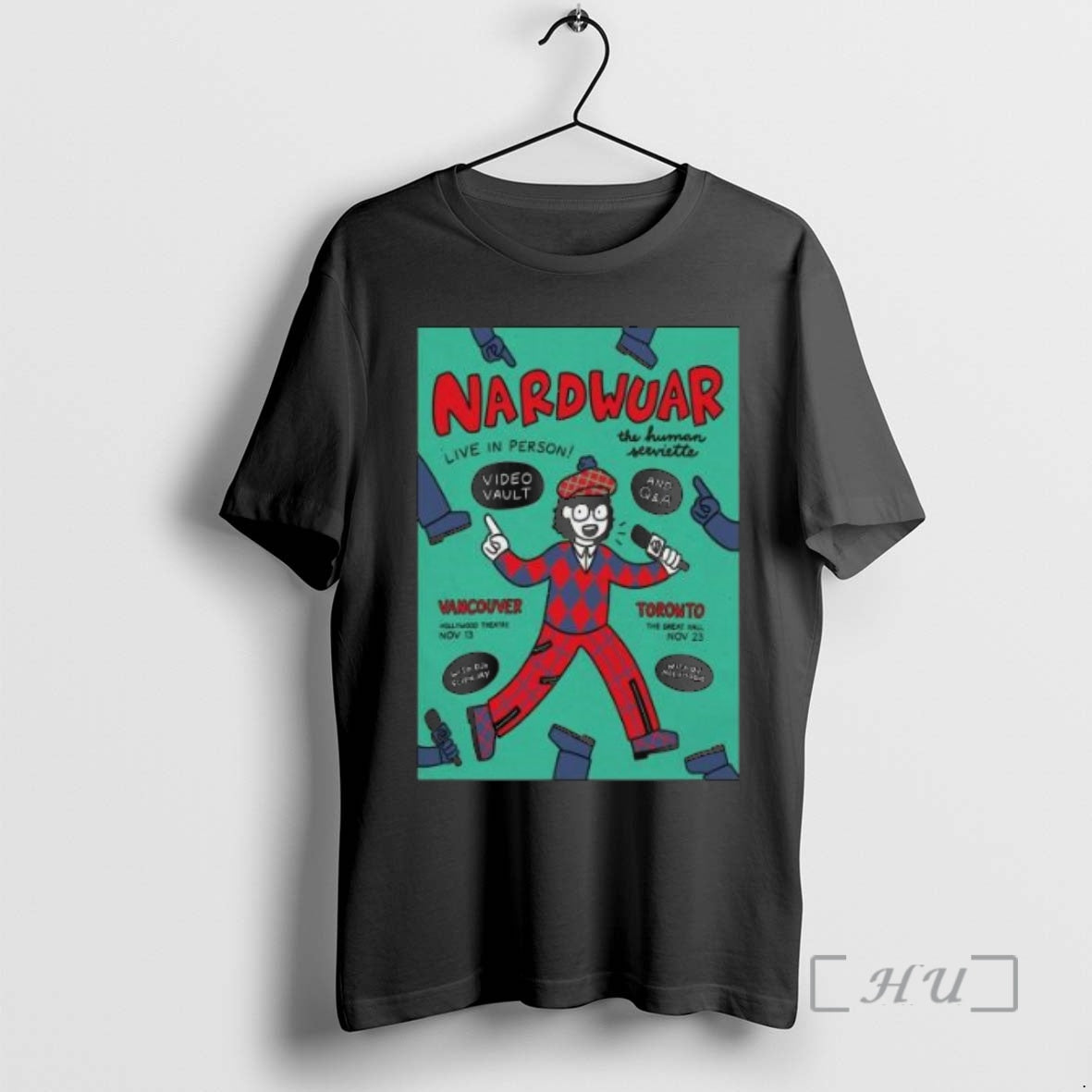 Officials Nardwuar At The Great Hall In Toronto On November 23 2025 Circle Black Premium T-Shirts, Hoodie, Sweatshirt