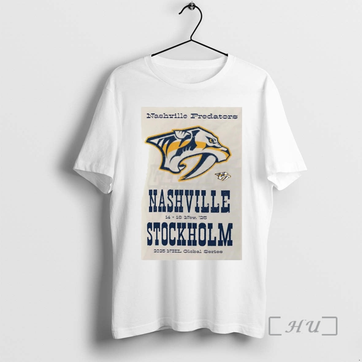 Officials Nashville Predators 2025 Hometown To Stockholm Global Series T-Shirts, Hoodie, Sweatshirt | InkNestWear.com