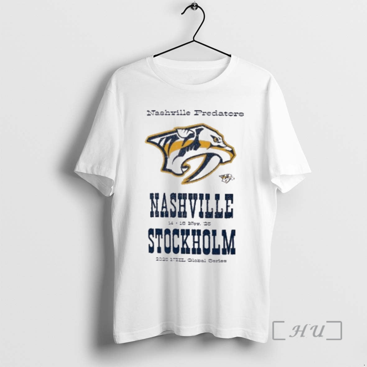 Officials Nashville Predators 2025 Nhl Global Series Hometown To Stockholm T-Shirts, Hoodie, Sweatshirt | InkNestWear.com