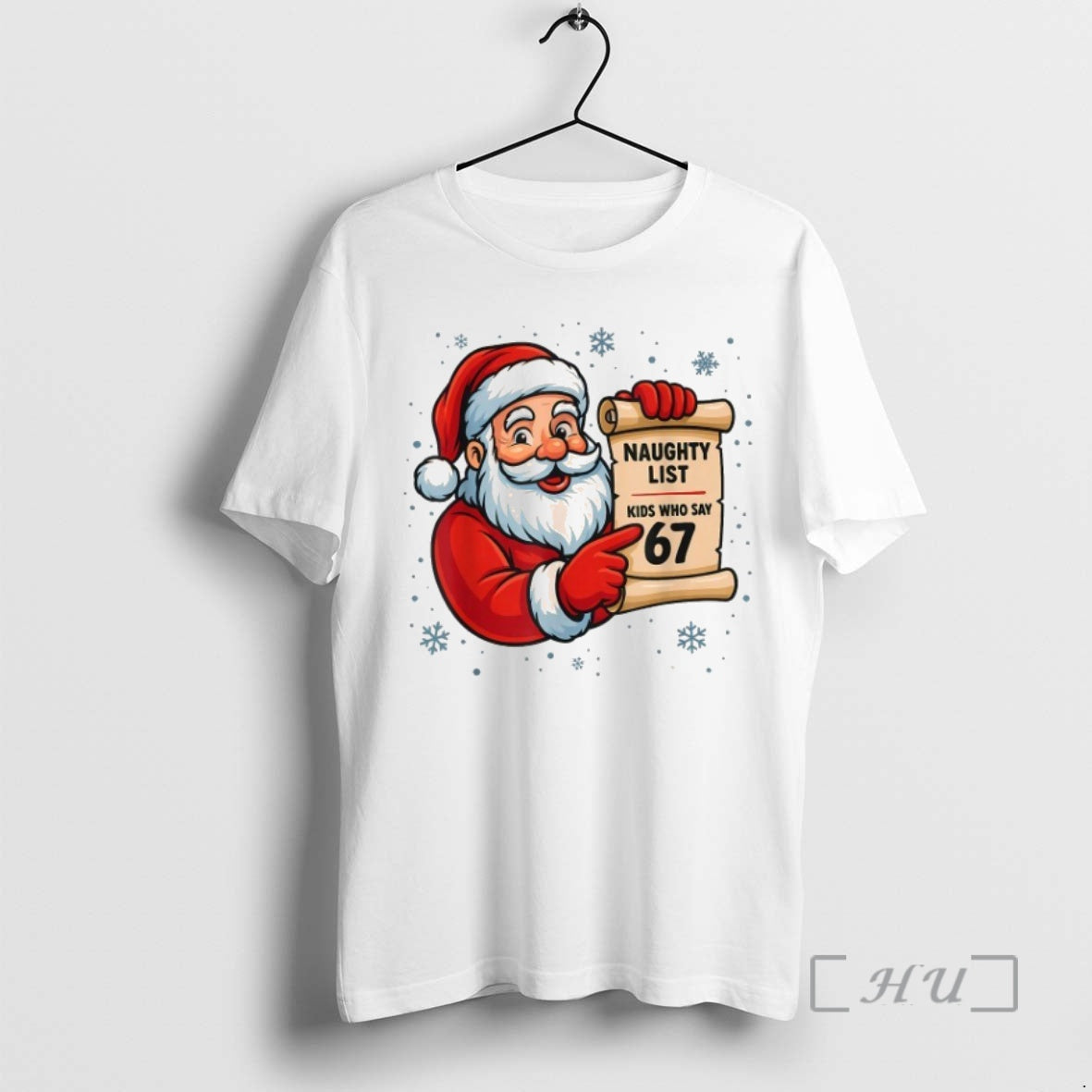 Officials Naughty List Kids Who Say 67 Six Seven Santa Claus Merry Christmas Premium T-Shirts, Hoodie, Sweatshirt